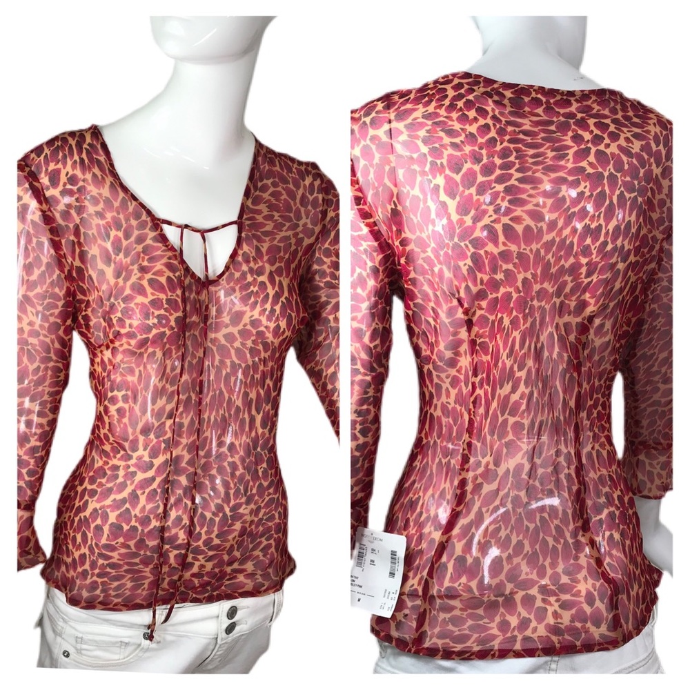 Alice & Trixie New York ❤NEW❤ Medium (M) Silk Tie Neck Blouse